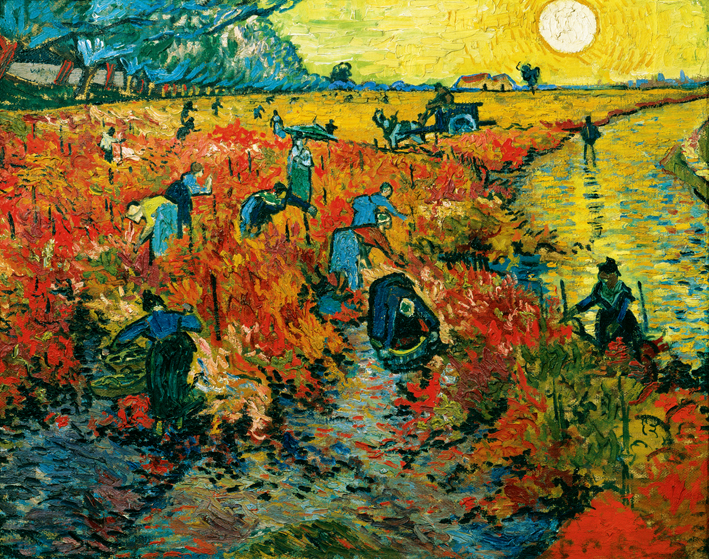  文森特·威廉·梵高  Vincent Willen Van Gogh ——温伯格的落日